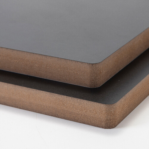 Vezelplaat voor sublimatie 20 x 20 x 1,5 cm - 2 stuks. - zwarte rug