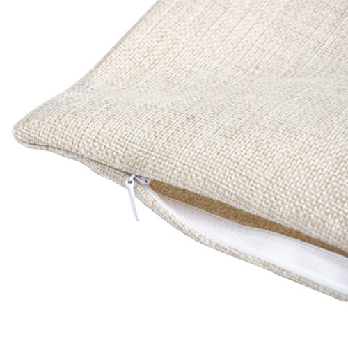 BestSub ecru linnen kussensloop 40 x 40 cm voor sublimatie