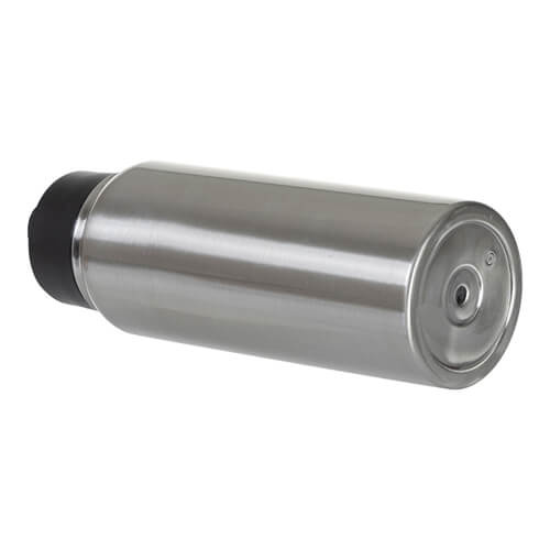 Sticlă de apă de 900 ml cu gură largă și mâner rabatabil pentru sublimare - argintiu