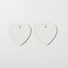 Boucles d'oreilles en MDF pour sublimation - grand coeur