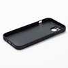 iPhone 14 Plus musta kumikotelo sublimaatiota varten