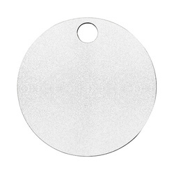 Fiberboard name badge with glitter for 1200 ml mug for sublimation - circle