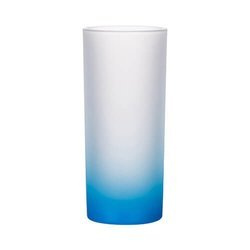 Verre dépoli pour sublimation 200ml - dégradé bleu