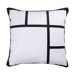 Funda de almohada de felpa con paneles para fotos para sublimación - 6 paneles