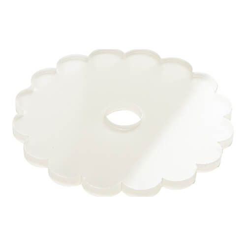 Naambadge van acryl voor sublimatie - tandwiel