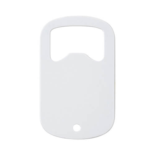 3 x 5 cm bottle opener for sublimation - white