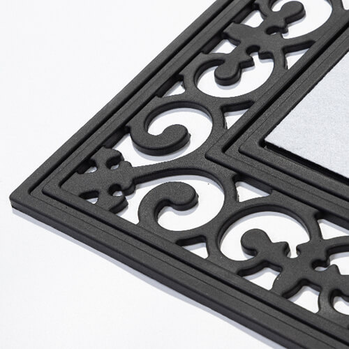 Rectangular PVC and felt doormat for sublimation