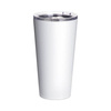 480 ml stainless steel mug for sublimation - white with a closed drinking hole