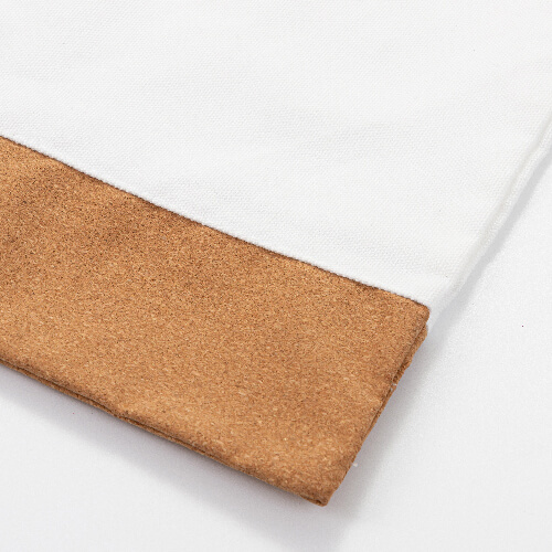 Shopping bag 32 x 36 cm made of canvas and cork for sublimation