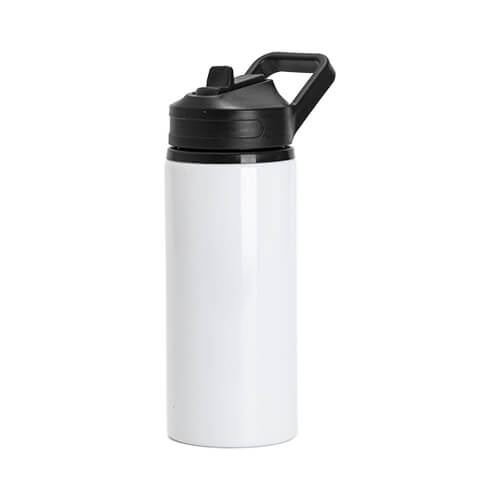 Vandflaske i aluminium 600 ml med foldbart mundstykke til sublimering