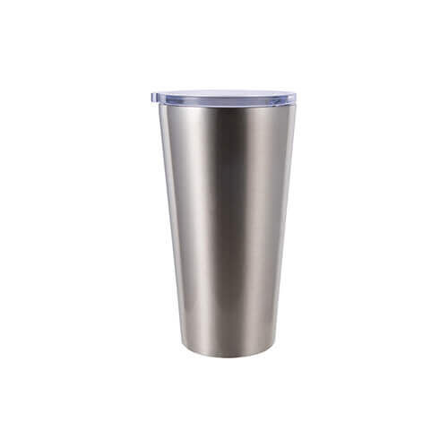 Tumbler termiczny 480 ml ze stali nierdzewnej do sublimacji - srebrny