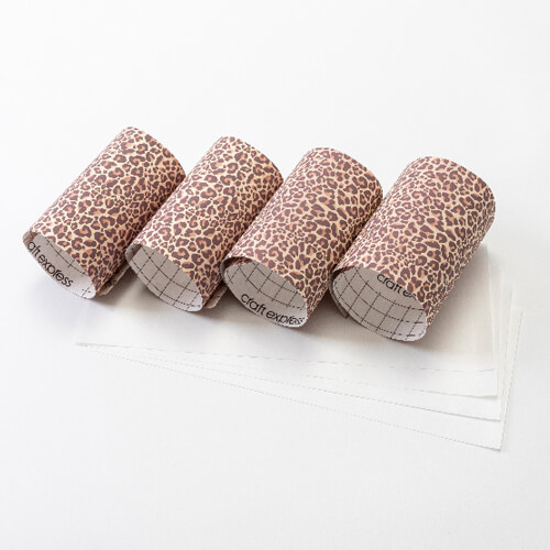 Foaie de transfer Wild Leo 30,5 x 11,4 cm - 4 buc.