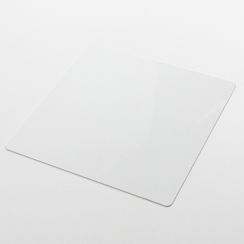 Aluminium plaat voor sublimatie 20 x 20 x 0,1 cm - 2 stuks.