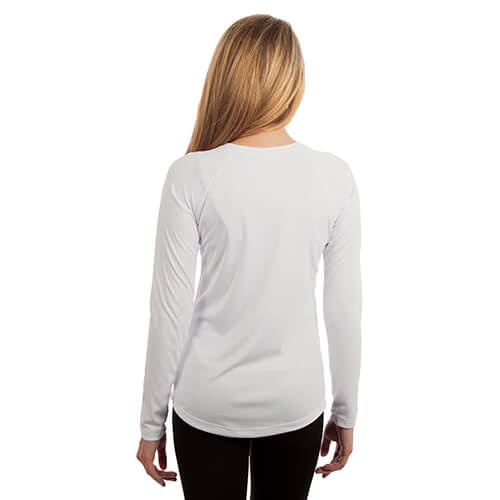 T-shirt Solar Manches Longues Femme pour sublimation - blanc