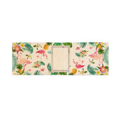 Nadstolnjak 40 x 120 cm od sublimacijskog platna - Flamingo