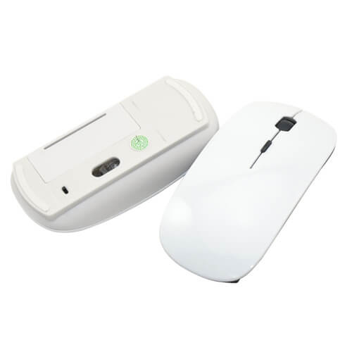 Souris d'ordinateur optique sans fil 3D blanc Sublimation Transfert Thermique