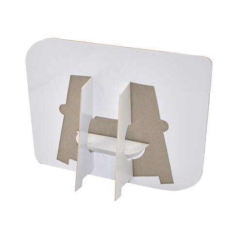 Cardboard jingsaw puzzle frame 24 x 19 cm 63 pieces Sublimation Thermal Transfer