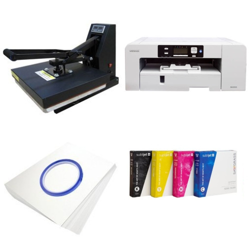 Sawgrass Virtuoso SG1000 + SB3D2 sublimatie thermische transfer T-shirt printer kit