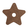 Fiberboard name badge for 1200 ml mug for sublimation - star