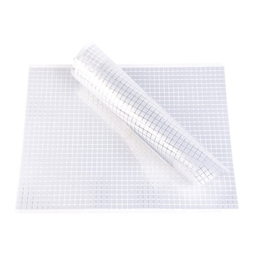 Metallifolio - paljettiruutu 24 x 100 cm