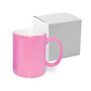 Krus Metalic 330 ml pink med papkasse Sublimering Termisk overførsel