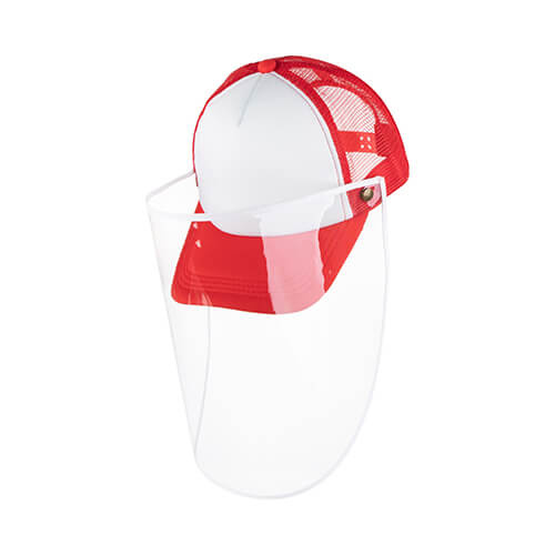 Czapka do przyłbicy do sublimacji - czerwona