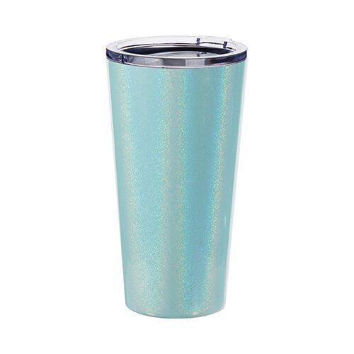 Termohrnček z nerezovej ocele s objemom 480 ml na sublimáciu - dúhovo modrý