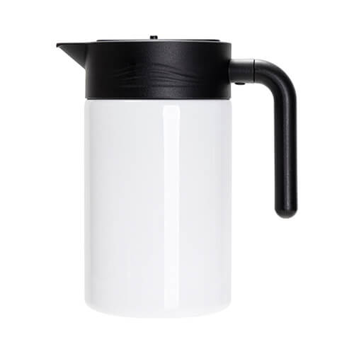 Dzbanek termiczny do kawy  ze stali nierdzewnej 1200 ml do sublimacji - biały