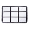 Pluche deken 150 x 100 cm met fotopanelen voor sublimatie - 9 panelen