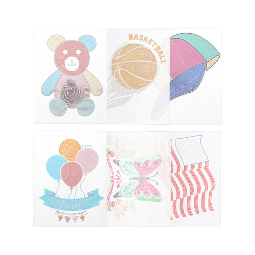 Craft Express set listova s ​​cirkonima - mješavina uzoraka