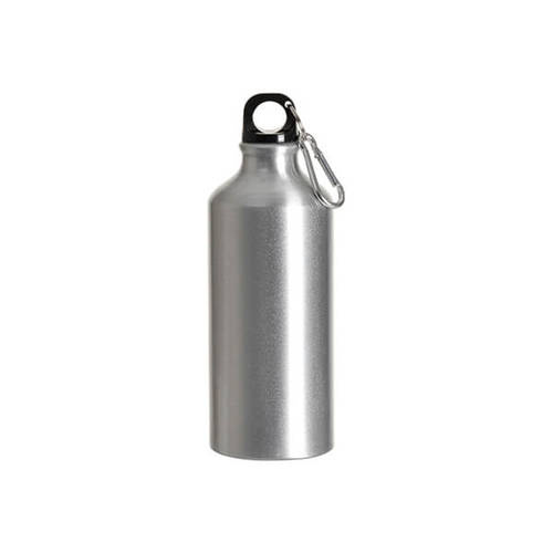 Turistická fľaša strieborná 600 ml Sublimačný termotransfer