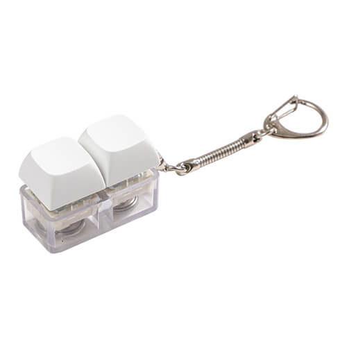 LED sleutelhanger - sublimatietoetsenbord - 2 toetsen