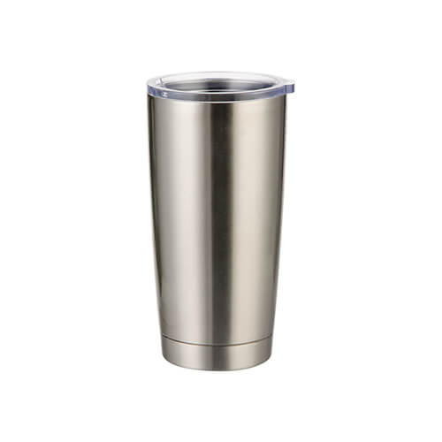 Termiskais tumbleris 550 ml sublimācijai - sudraba krāsā