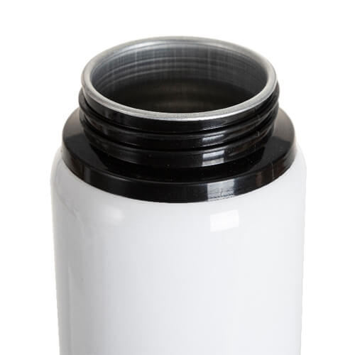 600 ml vandflaske med flap til sublimering - hvid