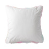 Colorful pillowcase 45 x 45 cm in long-haired fleece and microfiber for sublimation