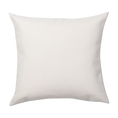 Față de pernă din in 40 x 40 cm fără fermoar pentru sublimare