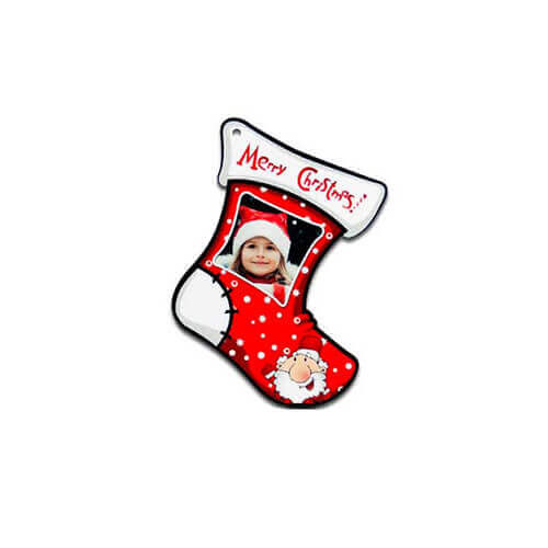 Plastični privjesak za sublimaciju - čarapa