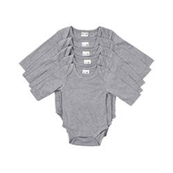 Body enfant à manches longues pour sublimation - gris