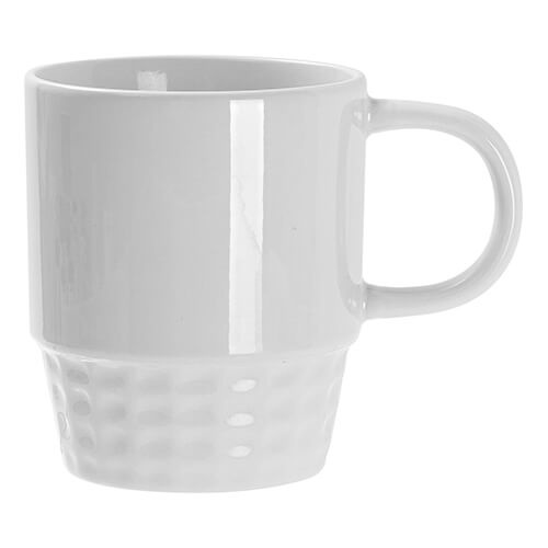 Taza apilable 300 ml para sublimación - blanca