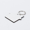 Double-sided MDF keychain for sublimation - house