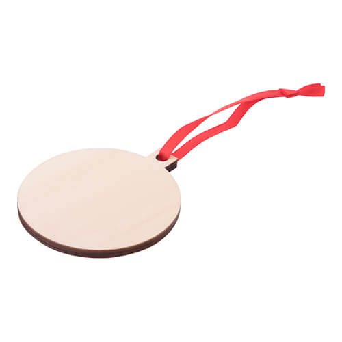 Wooden Christmas tree pendant for sublimation - bauble