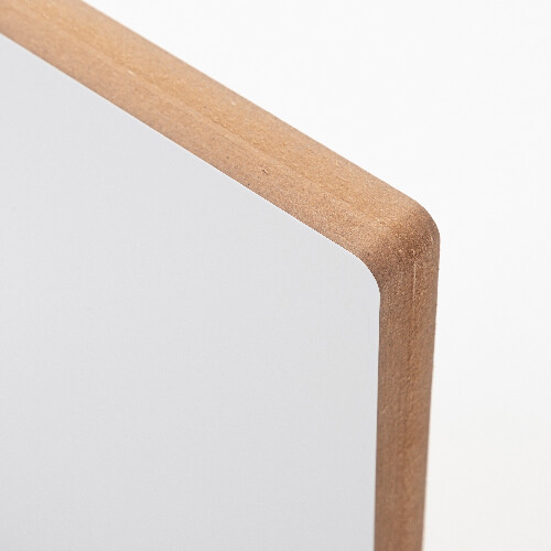 Vezelplaat voor sublimatie 20 x 20 x 1,5 cm - 2 stuks. - lichtbruine rug