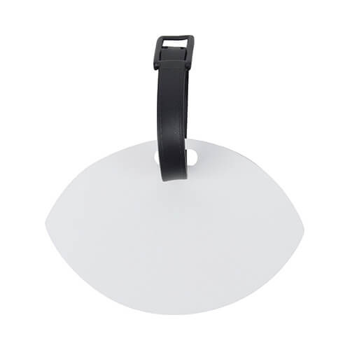 Szublimációs műanyag csomagcímke - ovális