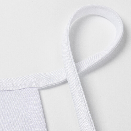 Tablier blanc pour adultes pour sublimation