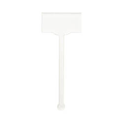 Акрилна бъркалка за напитки 10 см за сублимация - правоъгълник