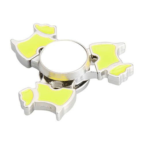 Kovový spinner na sublimáciu - Pes - zelený