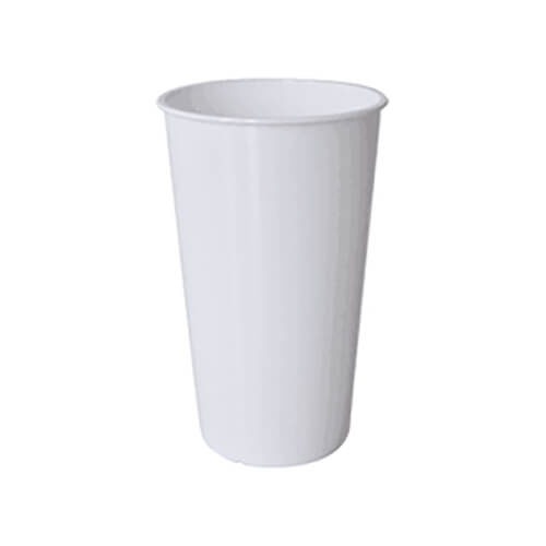 Mug conique 550 ml en plastique, blanc, sublimable