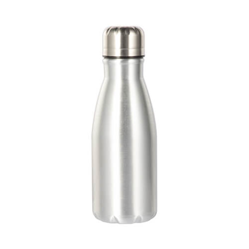 Flacon en aluminium 450 ml pour sublimation - argent