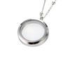 Collier rond avec une monture en verre pour la sublimation