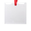 Glass Christmas tree pendant for sublimation - small square